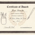 certificate -jana ivanoska