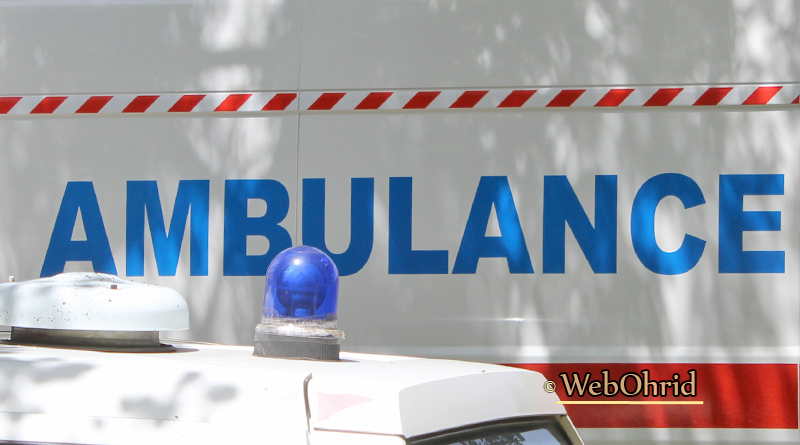 Повредени две лица во сообраќајна несреќа на патот Охрид-Ресен