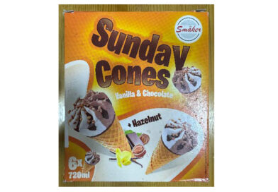 Отповикување на небезбеден производ, Sunday Cones – Vanilla & Chocolate